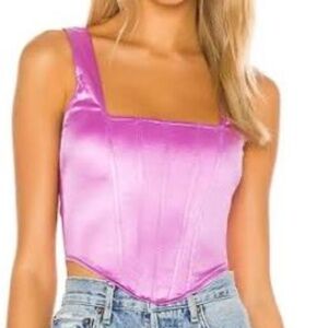 Superdown Catey corset top in purple size M.